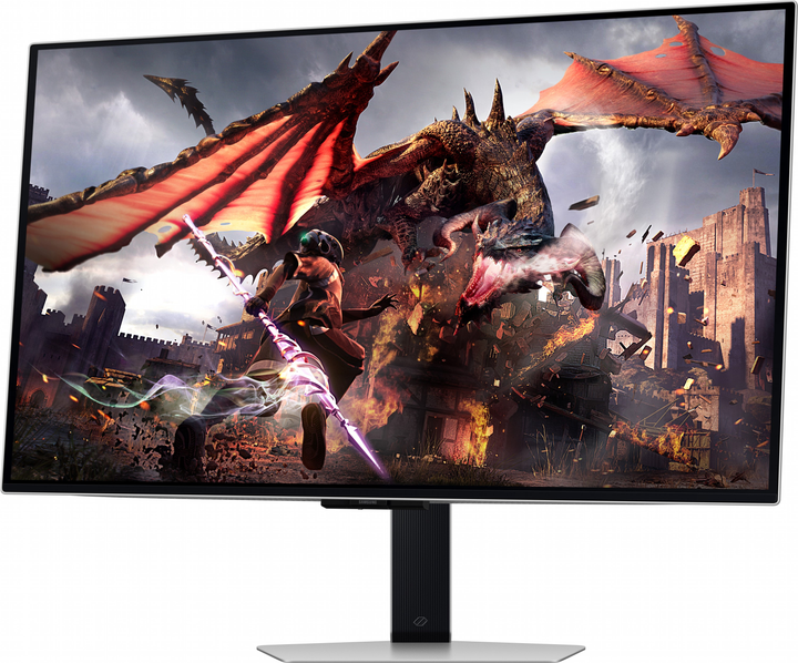 Monitor 32" Samsung Odyssey OLED G8 Silver (LS32DG802SUXDU) - obraz 3