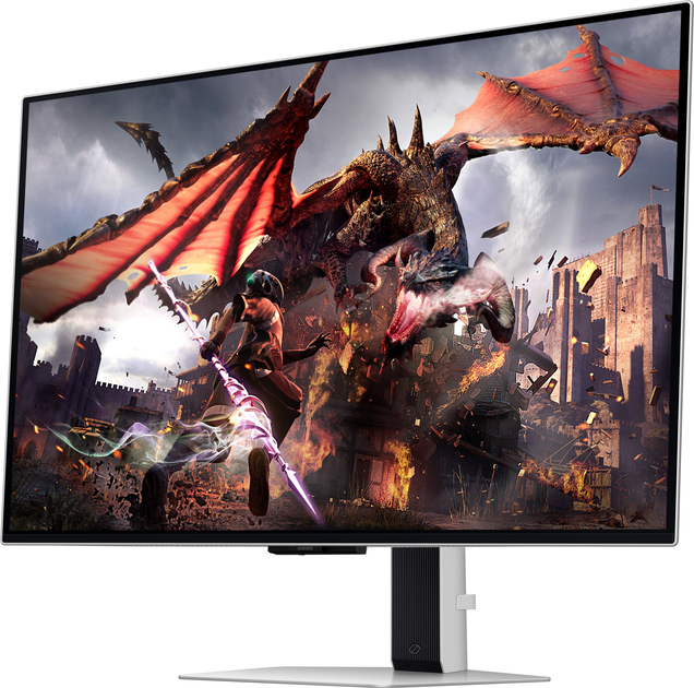 Monitor 32" Samsung Odyssey OLED G8 Silver (LS32DG802SUXDU) - obraz 5