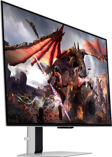 Monitor 32" Samsung Odyssey OLED G8 Silver (LS32DG802SUXDU) - obraz 6