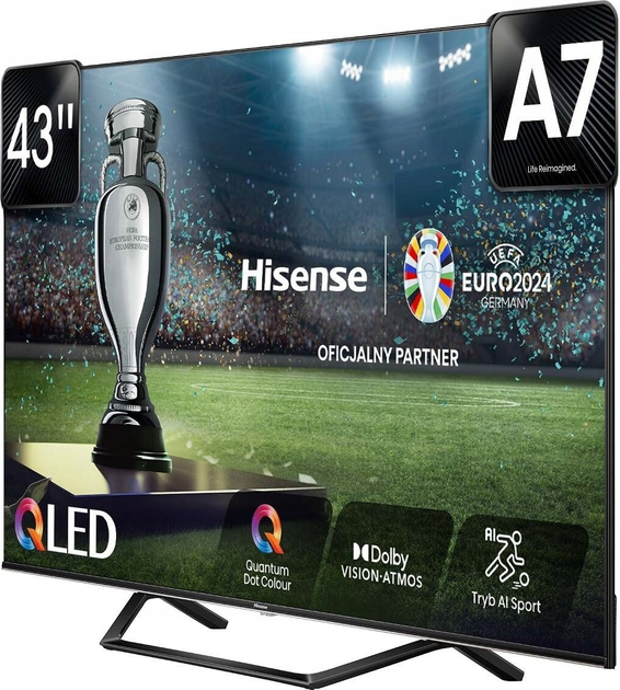 Телевізор Hisense 43" 43A7NQ (6942351403199) - зображення 2