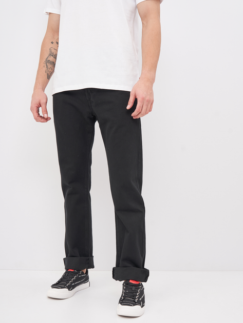 Джинси Regular fit чоловічі Levi's 501 Original 00501-0165 32-34 Чорні (5412456185531) - зображення 1