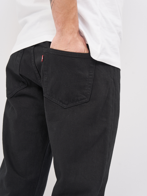 Jeansy regular fit męskie Levi's 501 Original 00501-0165 34-34 Czarne (5412456185593) - obraz 6