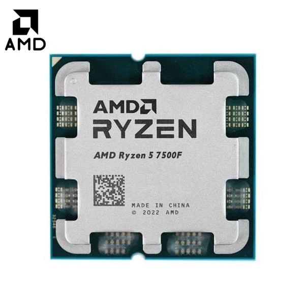 Процессор AMD Ryzen 5 7500F (3.7 - 5.0 GHz), 6 ЯДЕР, 32MБ КЭШ, AM5