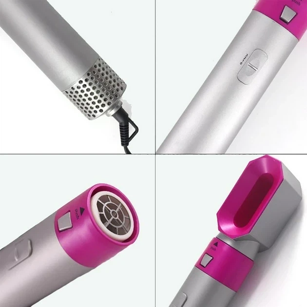 Фен-щетка для волос Hot Air Styler 5 в 1 стайлер с функциями придания объема, выпрямления, завивки - изображение 4