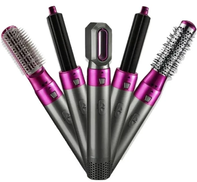 Фен-щетка для волос Hot Air Styler 5 в 1 стайлер с функциями придания объема, выпрямления, завивки - изображение 10