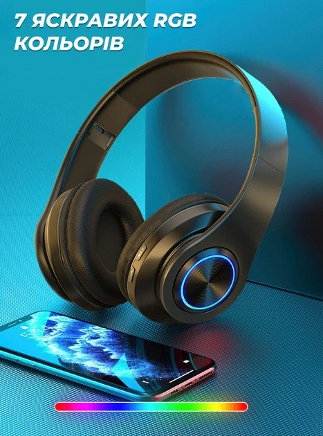 Навушники B39 Bluetooth з мікрофоном бездротові White - зображення 5
