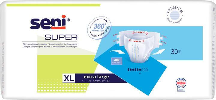 Подгузники для взрослых Seni Super Extra Large, 30 шт - изображение 2