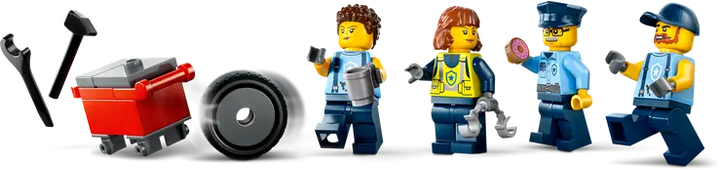 Конструктор LEGO City Поліцейський тюнінг-майстерня 489 елемента (60457) - зображення 7