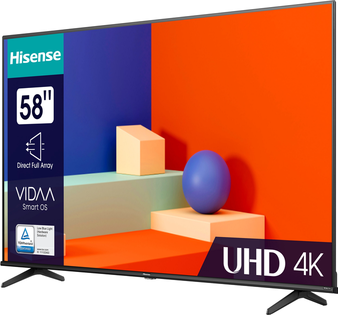 Telewizor Hisense 58" 58A6K - obraz 3