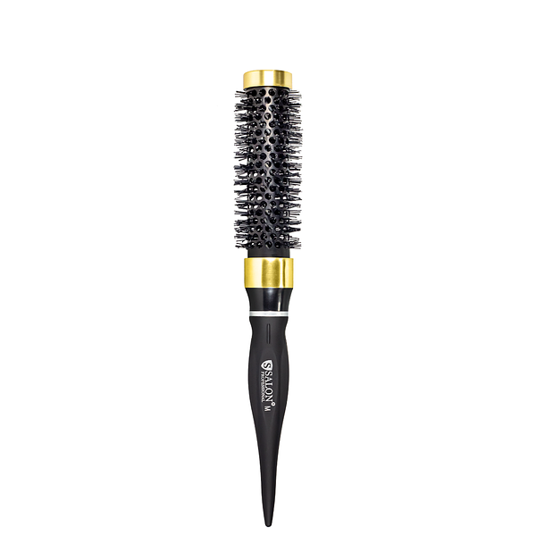 Набір брашингів для волосся SALON PROFESSIONAL BLACK CERAMIC — розмір M + круглий гребінець XXL "Граната" - зображення 2