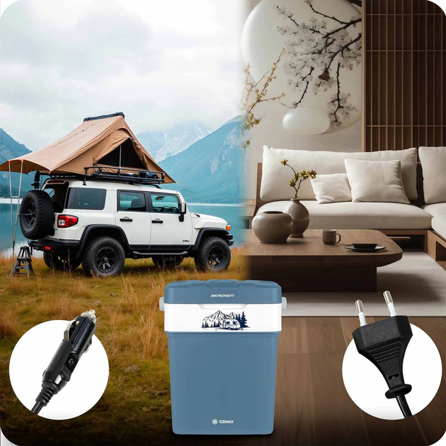 Lodówka turystyczna Berdsen Icemax 29 L 12/230V Blue (5903890628246) - obraz 11