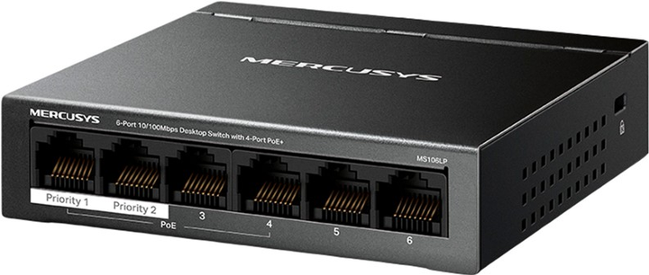 Комутатор Mercusys MS106LP - зображення 2