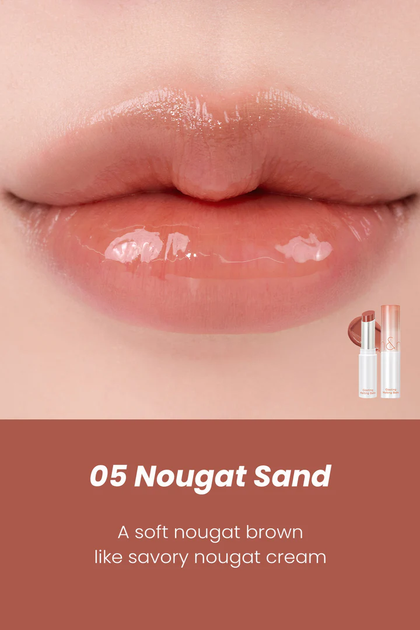 Balsam do ust Rom&nd Glasting Melting 05 Nougat Sand 3.5 g (8809625246129) - obraz 2