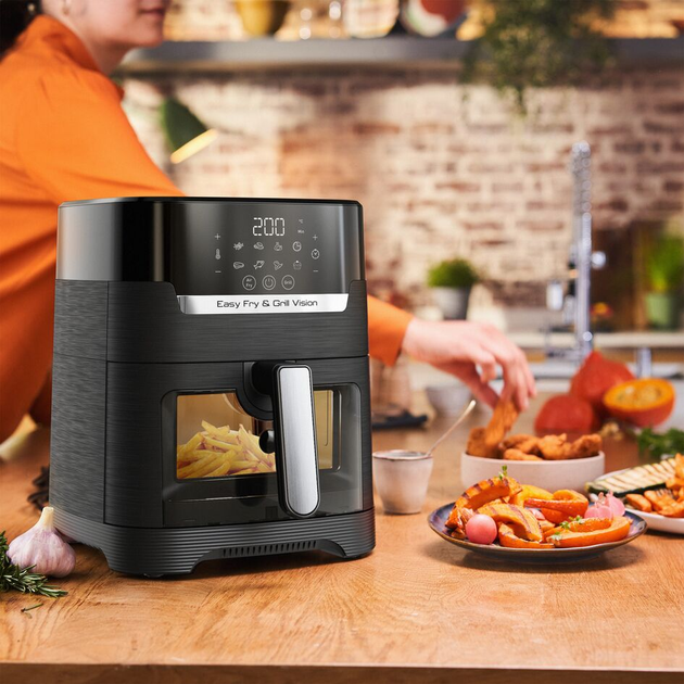 Frytkownica beztłuszczowa Tefal Easy Fry&Grill Window EY506810 - obraz 6