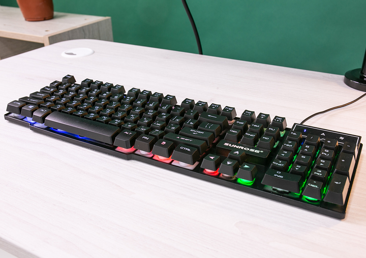 Клавіатура з підсвіткою VR PRO GAME RGB KEYBOARD DCS-1028 EN/UA - изображение 3