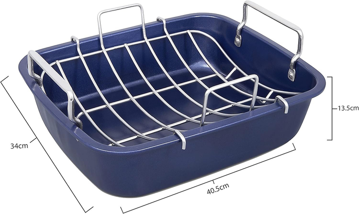 Forma do pieczenia Zyliss z rusztem 40.5 x 34 x 13.5 cm (5011268834493) - obraz 5
