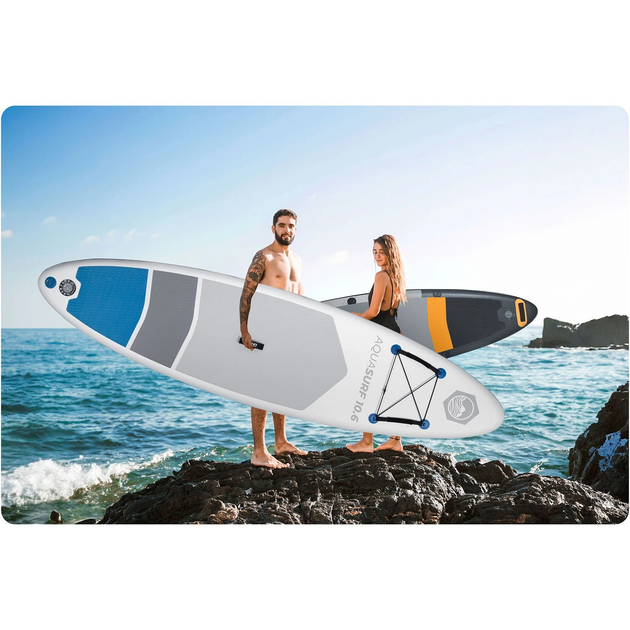 Надувна SUP дошка Neo Sport 320 x 84 x 15 см з веслом, насосом і сумкою для зберігання 170200 (5903890626891) - зображення 10