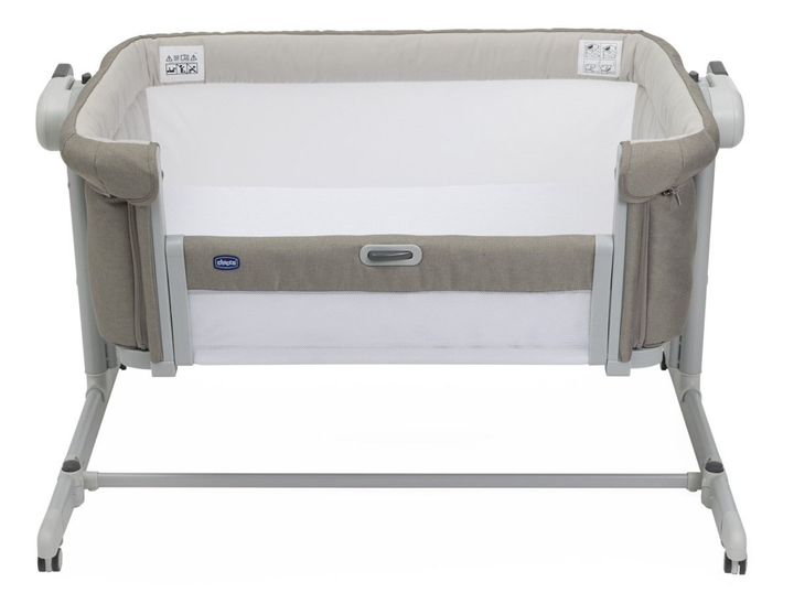 Дитяче ліжечко Chicco Next2Me Magic Evo Desert Taupe (8058664167722) - зображення 2