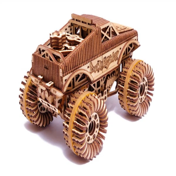 3D конструктор з дерева Wood Trick Монстр-Трак, 556 деталей