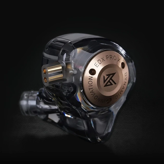 KZ EDX PRO X (Gray, No Micro) – Динамічні Hi-Fi Навушники для Кришталевого Звуку - изображение 4