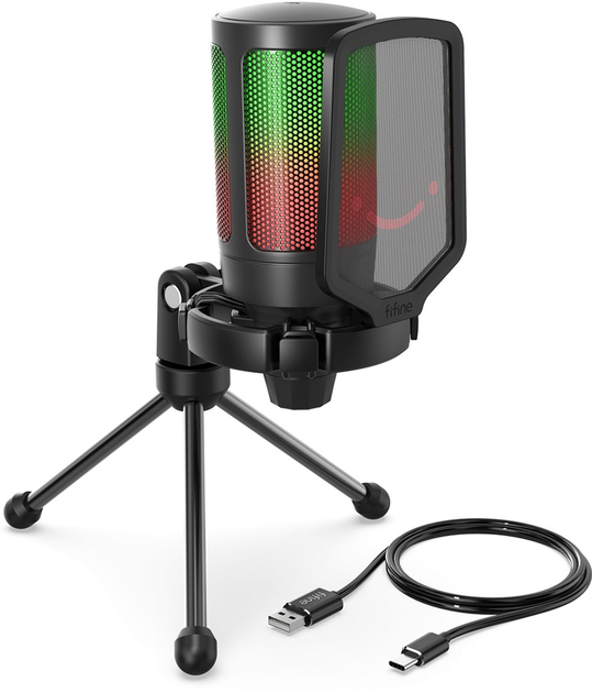 Mikrofon pojemnościowy Fifine A6V AmpliGame (4820216971484) - obraz 2