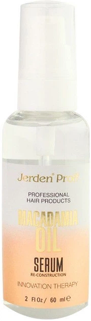Сыворотка для волос с маслом макадамии Jerden Proff Macadamia Oil Serum 60ml (836301-758445-2) - Фото 1 Сыворотка для волос с маслом макадамии Jerden Proff Macadamia Oil Serum 60ml (836301-758445-2) - изображение 1