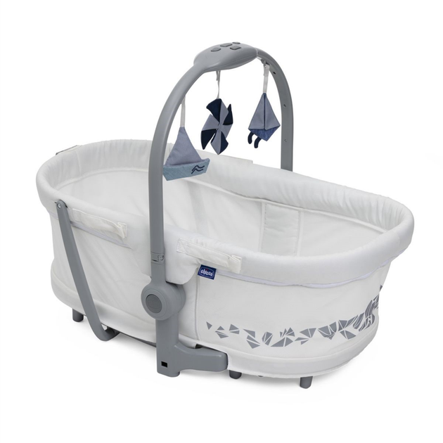 Łóżeczko dziecięce wielofunkcyjne Chicco Baby Hug Pro 5 w 1 Białe (8058664173266) - obraz 5