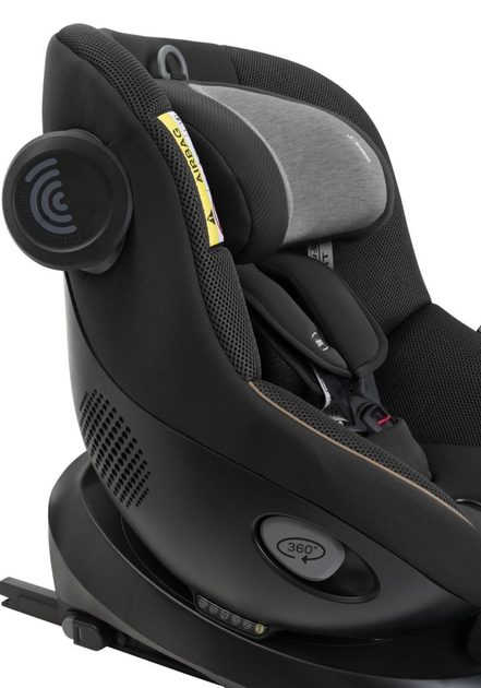 Fotelik samochodowy dla dzieci Chicco Seat105 i-Size 40-105 cm Czarny (8058664181735) - obraz 6