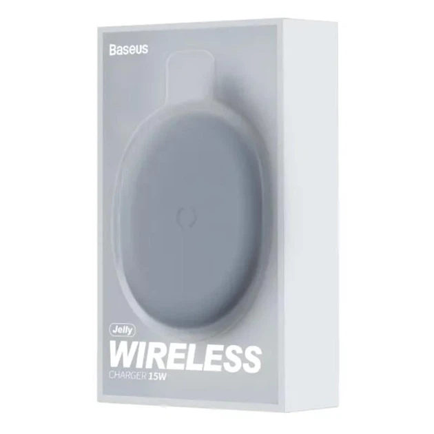 Беспроводное зарядное устройство Baseus Jelly 15W (black) - изображение 8