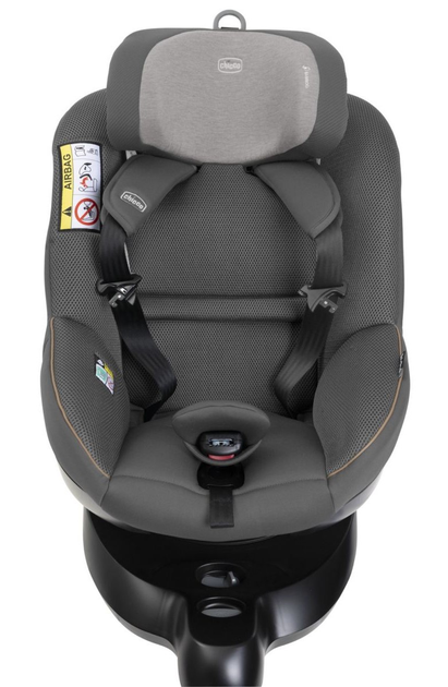 Fotelik samochodowy dla dzieci Chicco Seat105 i-Size 40-105 cm Szary (8058664181742) - obraz 4