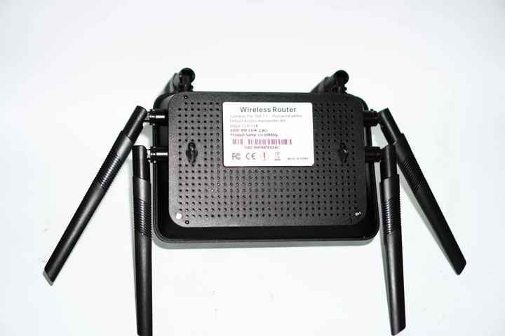 Высокоскоростной маршрутизатор WI-FI роутер 6 антенн PIX-LINK LV-WR50Q Black (17965) - изображение 5