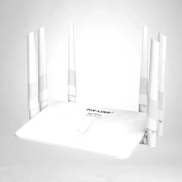 Высокоскоростной маршрутизатор WI-FI роутер 6 антенн PIX-LINK LV-WR50Q White (17966) - изображение 2