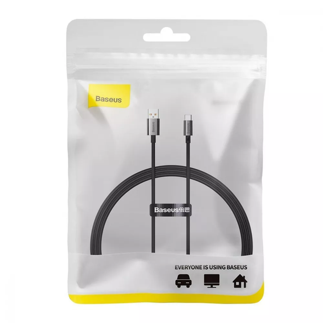 Кабель Baseus Superior Series Fast Charging Data Type-C 100W 1m чорний P10320102114-00 - изображение 2