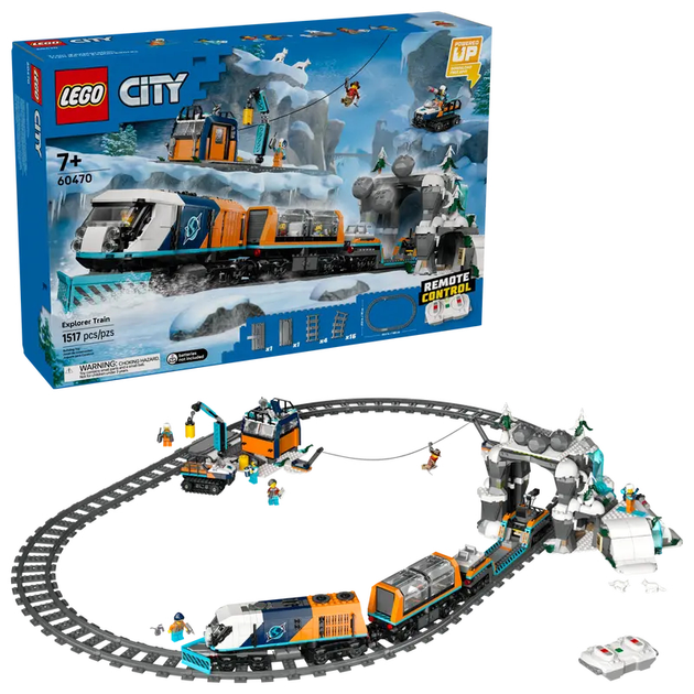 Конструктор LEGO City Полярний експрес дослідників Арктики 1517 елемента (60470) - зображення 2
