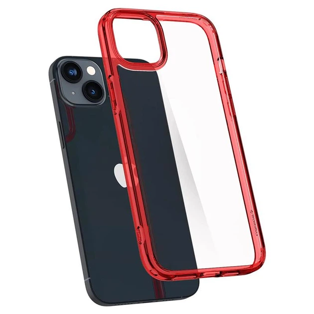 Чeхол-накладка Spigen Ultra Hybrid для Apple iPhone 14 Red Crystal (ACS05042) - изображение 4