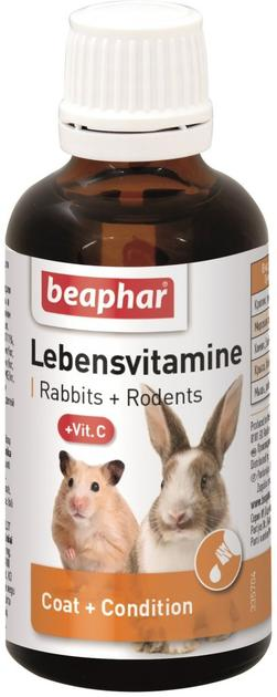 Вітаміни для гризунів Beaphar Lebens vitamine, 50 мл - зображення 1