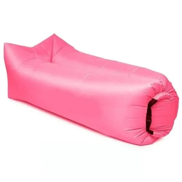 Надувной матрас (180х70 см) AIR SOFA CLOUD, Розовый / Шезлонг надувной / Ламзак - изображение 3