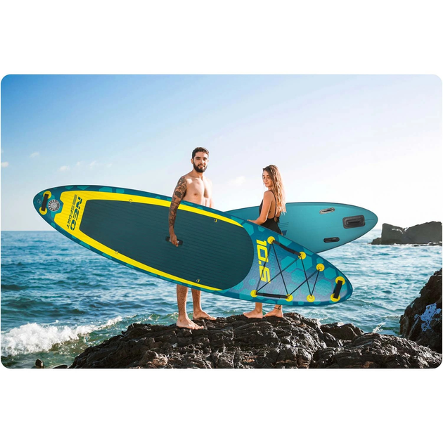 Надувна SUP дошка Neo Sport 320 x 84 x 15 см з веслом, насосом і сумкою для зберігання 170203 (5903890626921) - зображення 11
