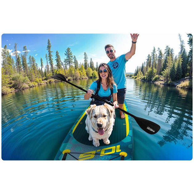 Надувна SUP дошка Neo Sport 320 x 84 x 15 см з веслом, насосом і сумкою для зберігання 170203 (5903890626921) - зображення 13