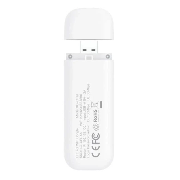 Модем 4G WI-FI Роутер для прийому та роздачі інтернету XO CF19 - Фото 3 Модем 4G WI-FI Роутер для прийому та роздачі інтернету XO CF19 - зображення 3