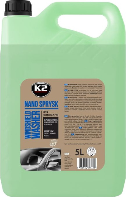 Letni płyn do spryskiwaczy K2 Nano Sprysk 5 l (5906534013491) - obraz 1