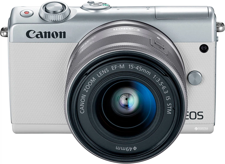 Фотоаппарат Canon EOS M100 15-45mm IS STM Kit White (2210C048AA) - изображение 4