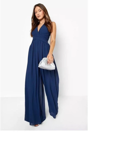 Комбинезон boohoo 36 Темно-синий FZZ40632_син_03 - Фото 1 Комбинезон boohoo 36 Темно-синий FZZ40632_син_03 - изображение 1