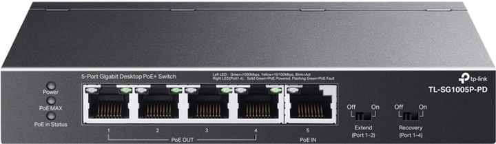 Przełącznik TP-LINK TL-SG1005P-PD - obraz 1