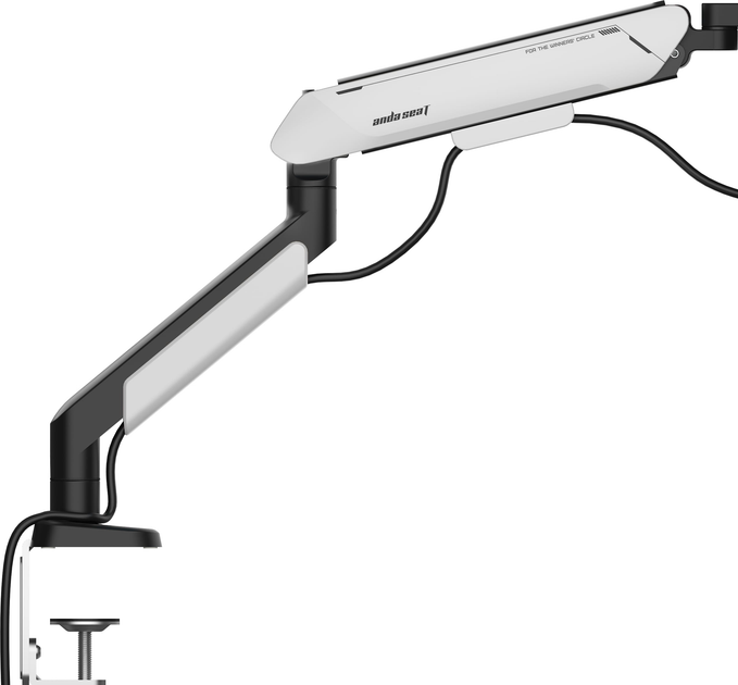 Uchwyt do monitora Anda Seat Stealth Pro II 17''-42'' White (AD-W-A9-1S-BW) - obraz 6