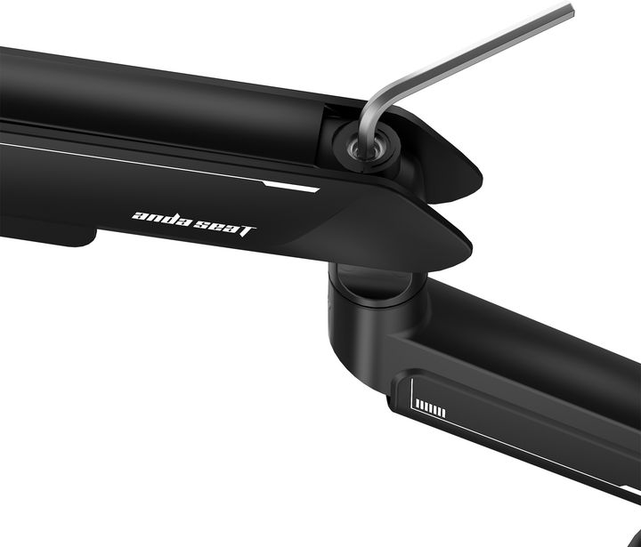 Uchwyt do monitora Anda Seat Stealth Pro II RGB 17''-42'' Black (AD-W-A9X-1S-BB) - obraz 5