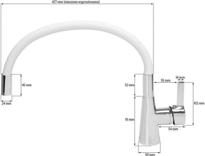 Bateria kuchenna Fala Flexible Biała (75706) - obraz 4