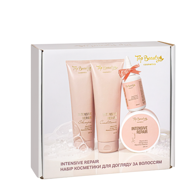 Подарочный набор косметики для ухода за волосами Top Beauty Intensive Repair, 4 продукта - изображение 3