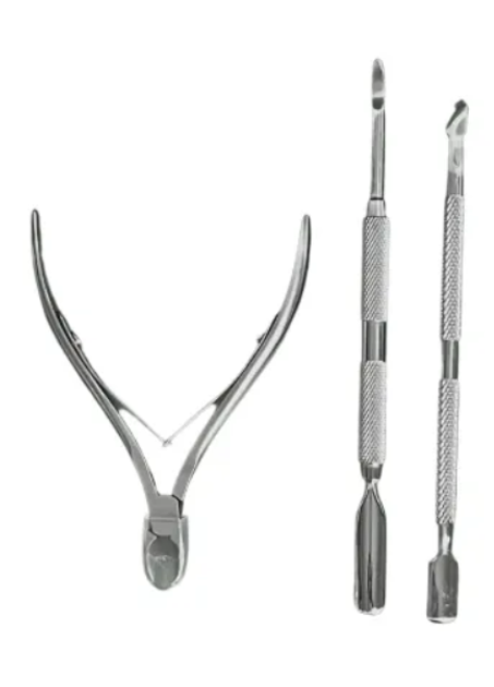 Zestaw do manicure NailFreak Nipper & Pusher 3 elementy (5712568003922) - obraz 1
