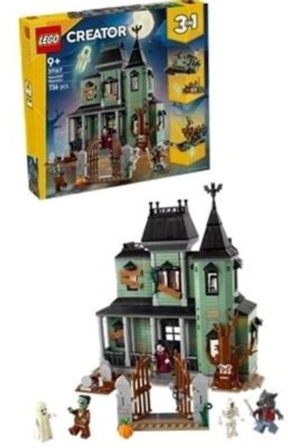 Конструктор LEGO Creator Особняк з привидами 736 деталей 31167 (5702017822426) - зображення 3
